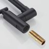 Pot Filler Faucet; Modern Brass Pot Filler Two-Attachment Wall Mount Folding Kitchen Pot Filler Swing Arm