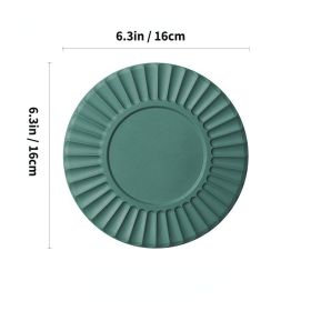 Eco Friendly Silicone Heat Insulation Pad Table Mat (Color: Green)