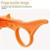 1pc; Portable Fruit Peeler; Stainless Steel Ring Pear Orange Kiwi Peeling Knief; Multi-functional Potato Vegetable Kitchen Dining Tool